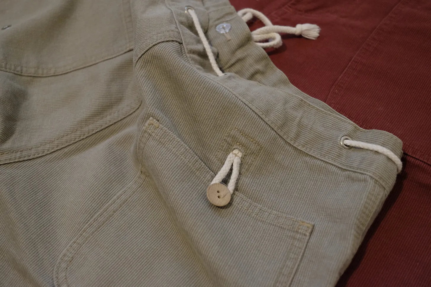 The Noose Button Closure. A Simple detail that launched Favorite Pastime